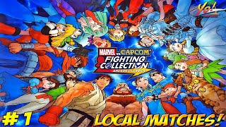 MVC Collection Marvel vs Capcom Part One Local Matches  YoVideogames [upl. by Arva]