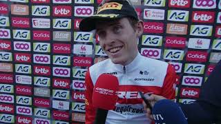 Mattias Skjelmose  Interview at the finish  La Flèche Wallonne 2023 [upl. by Rochester180]