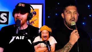 Andrew Santino Mocks Brendan Schaubs Carne Asada Joke [upl. by Daisy85]