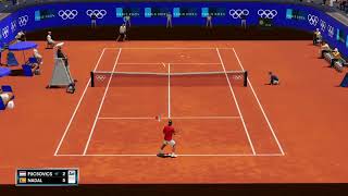 M Fucsovics vs R Nadal OG Paris 2024 132  AO Tennis 2 Gameplay aotennis2 AO2 [upl. by Anitnas266]