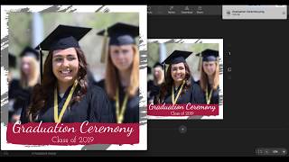 How to design Facebook Avatar Frame for Graduation [upl. by Hairahs]