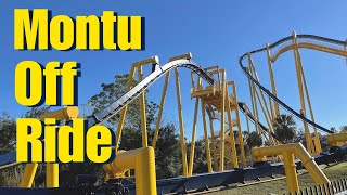 Montu Off Ride  Busch Gardens Tampa  2023  Thrill Warrior [upl. by Aicilef]