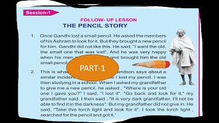 Panchama sreni English Lesson 8 A pencil story Part 1 odia medium [upl. by Sibbie]