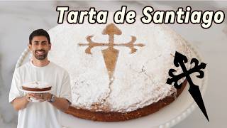 Tarta de Santiago  Spanish Almond Cake [upl. by Essyle]