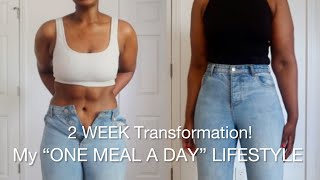 WEIGHT LOSS DIARY My One Meal a Day weight loss journey Amazon Haul 2 week Transformation [upl. by Tom]