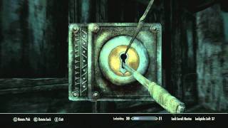 SKYRIM How Tos  The Secret of Lockpicking [upl. by Aihtyc858]