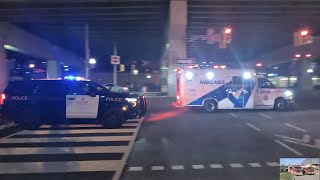 RARE OPP Escorting Toronto Paramedics Ambulance ACTS [upl. by Gabriele]