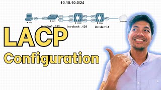 Configure LACP on CISCO switch PRACTICAL GUIDE [upl. by Bresee]