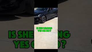 Follow us for more content fyp doordash crazy karen accident driveway car crash fail [upl. by Sosna159]