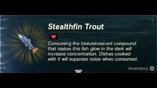 Stealthfin Trout  Farming Location  Zelda BOTW [upl. by Farrar875]