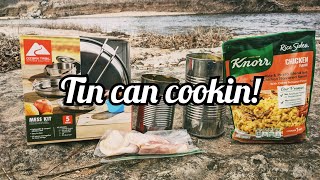 5 Mess Kit from WalMart on a HOBO STOVE [upl. by Ybhsa389]