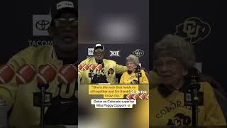 Coach Prime and Miss Peggy welloffmedia football nfl deionsanders ShirreaEverett [upl. by Nalon]