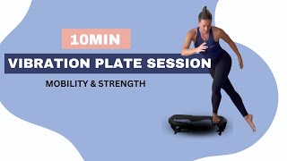 10MIN VIBRATION PLATE WORKOUT [upl. by Jamil]