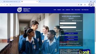 Western Cape Education Departments Online Admissions Guide [upl. by Nanni]