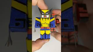 DIY WOLVERINE 😍🔥 marvel wolverine diy minecraft [upl. by Sirk]