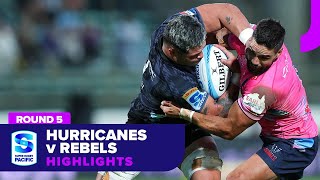 Hurricanes v Rebels Highlights  Round 5  Super Rugby Pacfic 2024 [upl. by Dogs938]