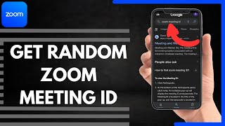 How To Get Random Zoom Meeting Id [upl. by Aerised]