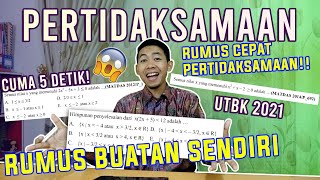 Soal UTBK 2021  PERTIDAKSAMAAN  Materi ini ada di TPS dan TKA Saintek [upl. by Araid]