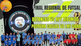 Final Regional de Futsal Nivel intermedio [upl. by Arodoet]