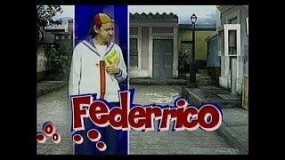 Federrico con Carlos Villagrán  RCTV 1983 [upl. by Eiramana]