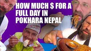 How much do things in Pokhara Nepal cost Full day of adventures [upl. by Cathrin]