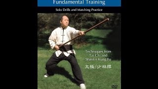 STAFF Fundamental Training YMAA Dr Yang JwingMing  Tai Chi and Shaolin Techniques [upl. by Nolyaw]