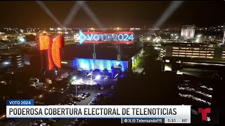 Así fue la poderosa cobertura electoral de Telenoticias [upl. by Eilsew]