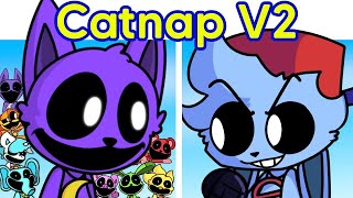 Friday Night Funkin VS Catnap V2 Poppy Playtime [upl. by Aeli693]