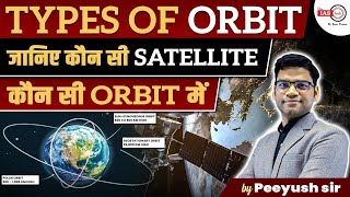 Different Types of Satellite Orbits Explained in Hindi कौन सी Satellite कौन सी Orbit में theiashub [upl. by Blainey]