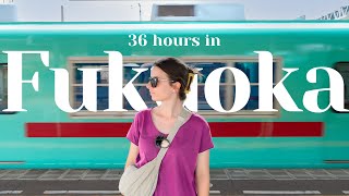 36 hours in Fukuoka  Japan Travel Vlog  🍜 Ramen Cafe Hopping Dazaifu Shrine [upl. by Feinleib]