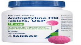 Amitriptyline HCL Uses Side Effects and More [upl. by Mloclam]