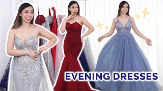 Formal Evening Dress TryOn Haul Part 2 ✨ princess vibes [upl. by Meenen]