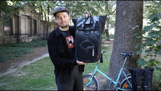 Transform an Ortlieb Velocity messenger backpack into 2 in 1 multifunctional bikebag [upl. by Morven]