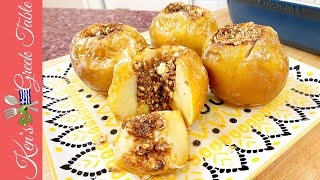 Baked Baklava Stuffed Apples  Ken Panagopoulos [upl. by Eardnoed]