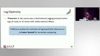 SOSP 23  Halfmoon LogOptimal FaultTolerant Stateful Serverless Computing [upl. by Gairc628]