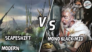 Scapeshift VS Mono Black Midrange MTG Modern [upl. by Varien485]