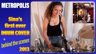 Metropolis Dream Theater drum cover by Sina 4K audio remixed [upl. by Ococ]