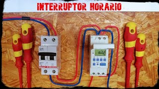 Conexión y Programación de un Interruptor Horario  Bien Explicado [upl. by Layman257]