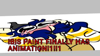 IBIS PAINT FINALLY HAS ANIMATION111 [upl. by Aerdnaz]