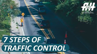 Construction Traffic Control  Top 7 Steps of Traffic Control  Roadside Construction Safety 2022 [upl. by Edith]