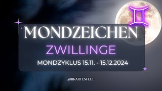 ♊️ZWILLINGE🌕MONDZEICHEN🌕Lass die Vergangenheit ruhen151115122024 [upl. by Edwyna22]