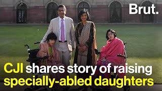 CJI shares story of raising speciallyabled daughters [upl. by Yarled]