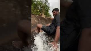 Sliding Rock Adventures Gone Wrong 😂🪨 Joke Funny Patna Deniyayashorts carolina northcarolina [upl. by Whorton]