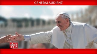 Papst Franziskus Generalaudienz 20190417 [upl. by Spillar]