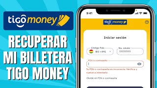 Cómo RECUPERAR Mi Billetera TIGO MONEY [upl. by Euqinitram]