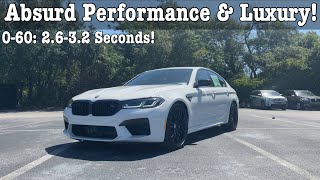 2022 BMW M5 Competition TEST DRIVEFULL REVIEW [upl. by Novar]