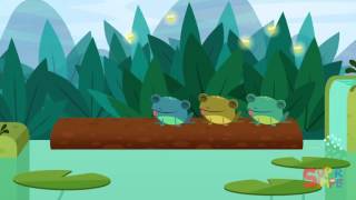 Five Little Speckled Frogs Super Simple Songs [upl. by Natsirt]