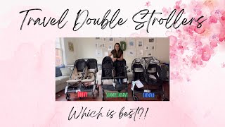 Best LIGHTWEIGHT and COMPACT Double Travel Stroller  Top Strollers Compared [upl. by Yrebmik]