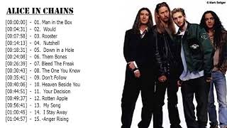 Alice In Chains Greatest Hits  Alice In Chains Greatest Hits Full Album [upl. by Enimrac]