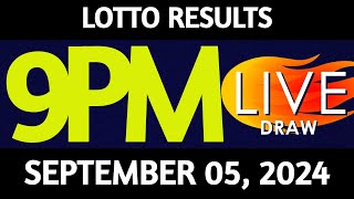 Lotto Result Today 900 pm draw September 05 2024 Thursday PCSO LIVE [upl. by Senskell270]